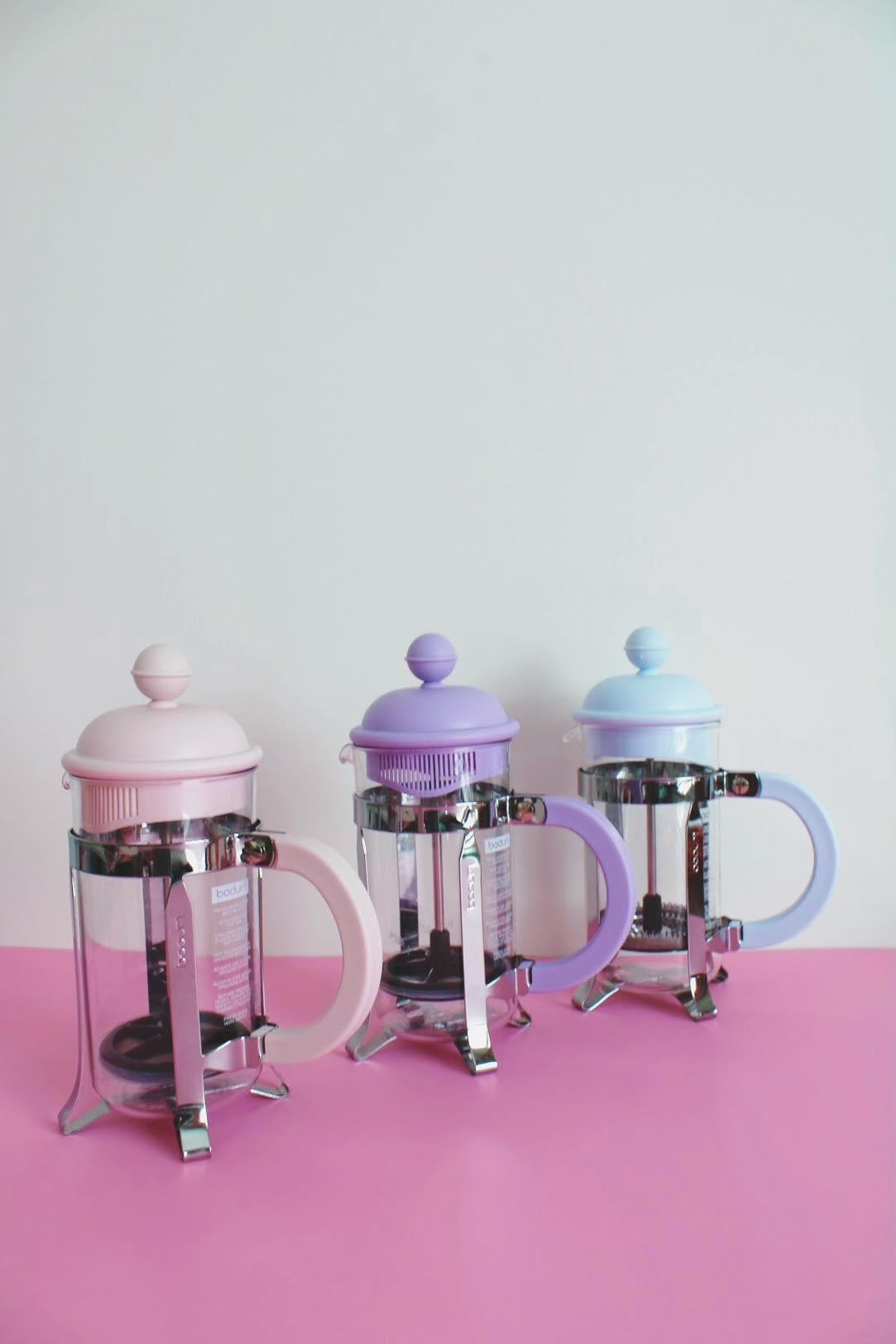 Pink french press best sale